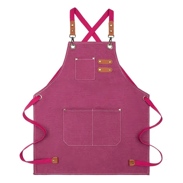 Canvas Waterproof Work Apron for Kitchen, Cafe & Florist