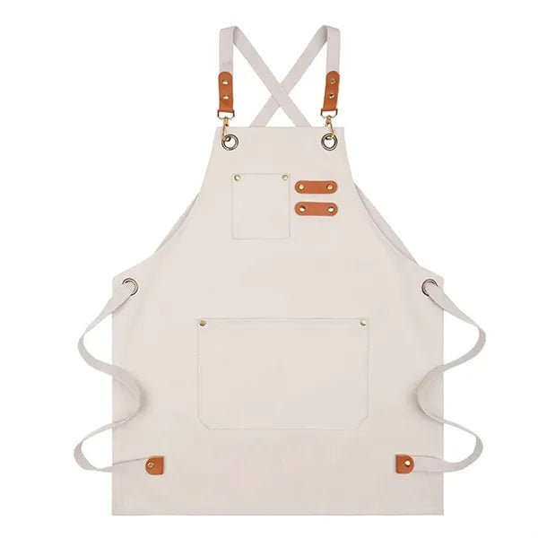 Canvas Waterproof Work Apron for Kitchen, Cafe & Florist