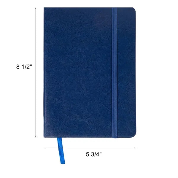 A5 PU Leather Notebook with Elastic Closure