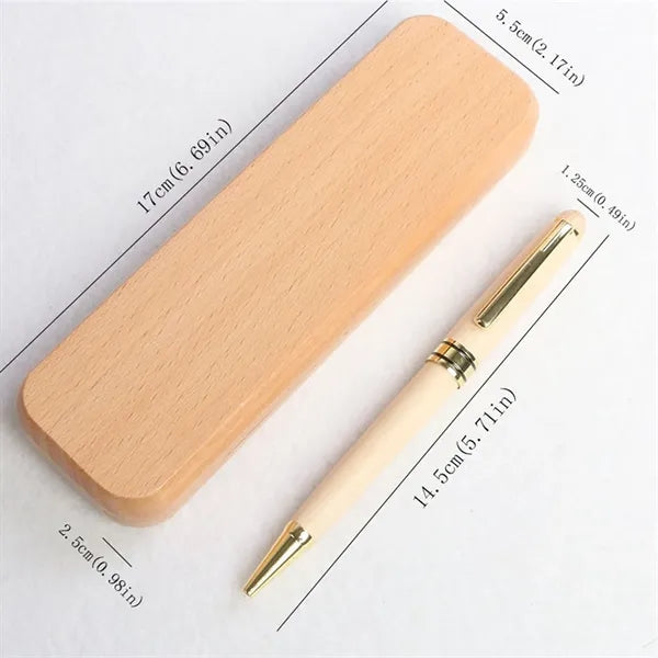Wood Pen Rollerball Pen Box Gift Set