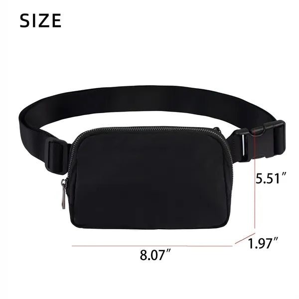 Waterproof Zipper Fanny Pack Waist Bag
