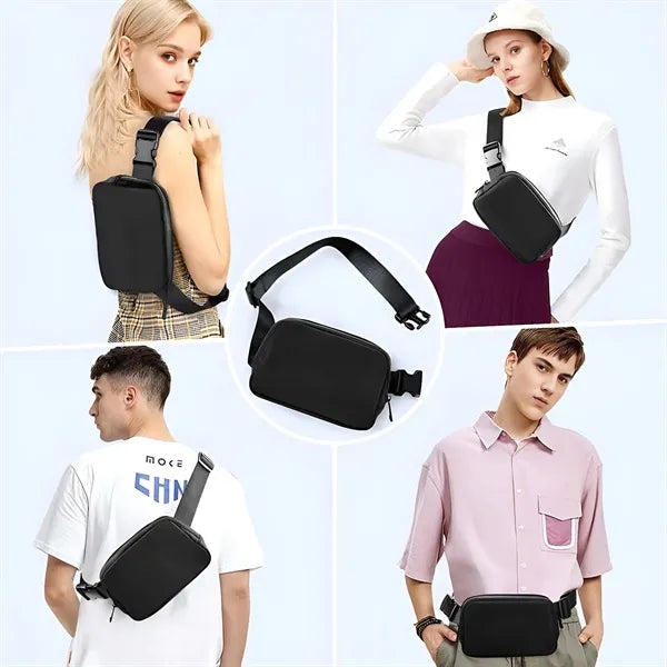Waterproof Zipper Fanny Pack Waist Bag