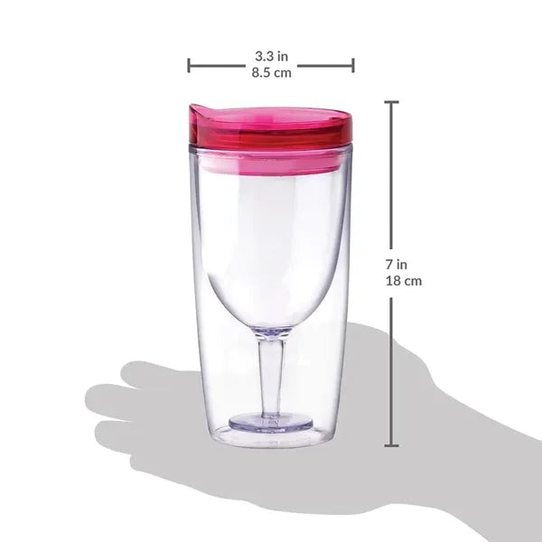 10oz Insulated Wine Tumbler With Lid