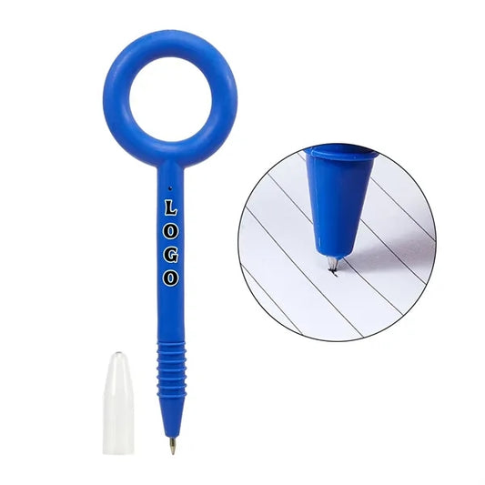 MOQ Security Pen with Retractable Soft Rubber Case