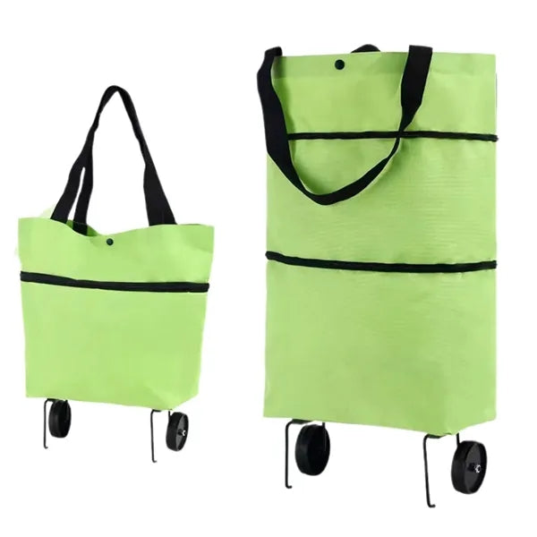 Foldable Shopping Cart Trolley w/Wheels