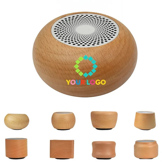 MOQ Solid Wood Wireless Subwoofer Mini Wooden Speaker