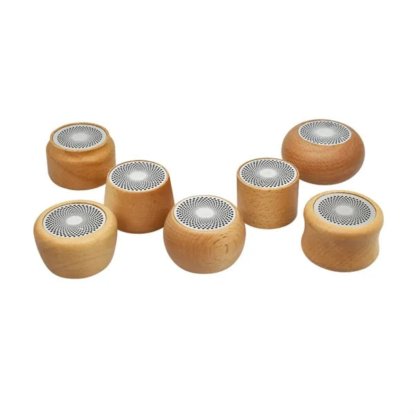 MOQ Solid Wood Wireless Subwoofer Mini Wooden Speaker