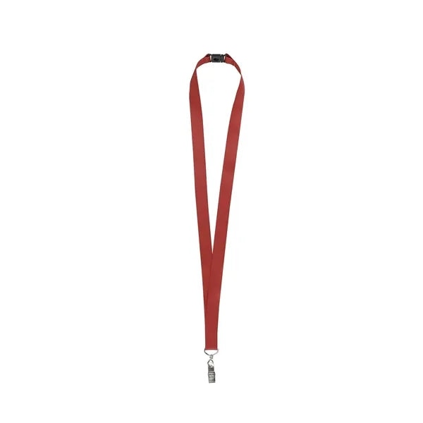 3/4" Full Color Safety Lanyard w/ Breakaway & Bulldog Clip