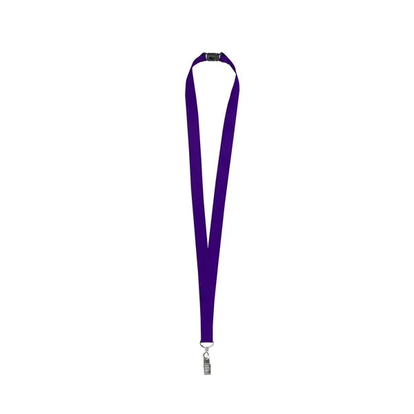 3/4" Full Color Safety Lanyard w/ Breakaway & Bulldog Clip