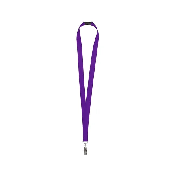 3/4" Full Color Safety Lanyard w/ Breakaway & Bulldog Clip