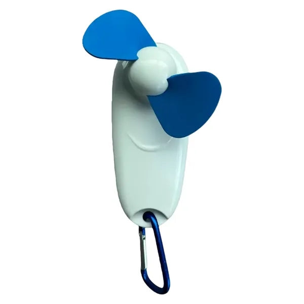 Mini Fan with Carabiner Clip