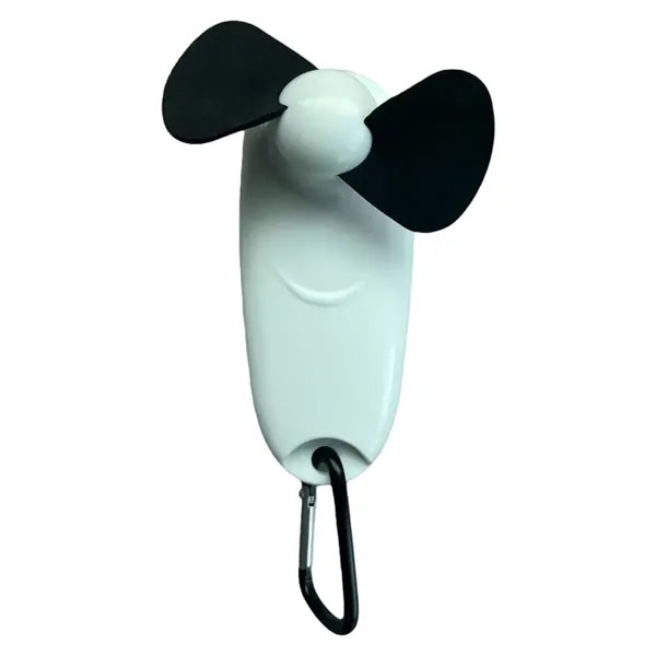 Mini Fan with Carabiner Clip