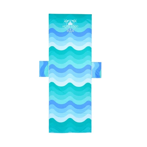 Full Color Microfiber Beach Lounge Chair Cover