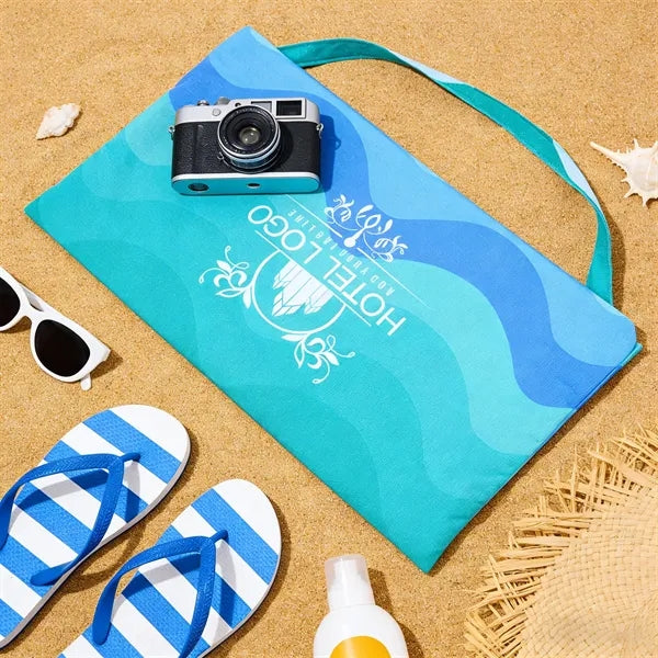 Full Color Microfiber Beach Lounge Chair Cover