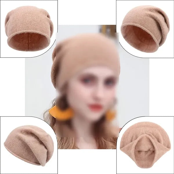 Slouchy Knit Beanie Hat for Women