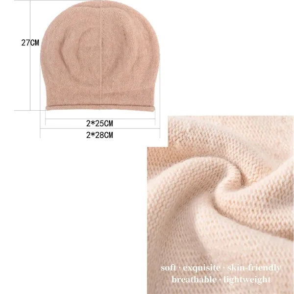 Slouchy Knit Beanie Hat for Women