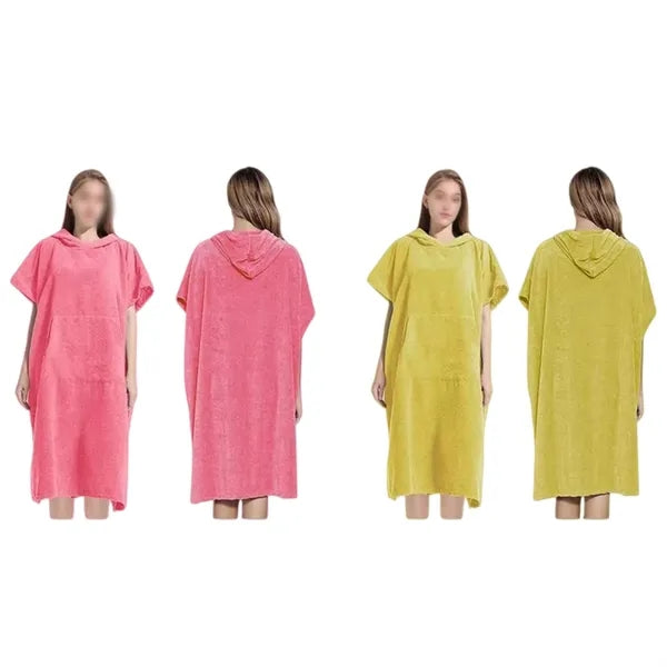 MOQ Surf Poncho Microfiber Changing Robe with Hood & Pocket