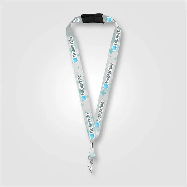Zevi RPET Bulldog Clip Lanyard