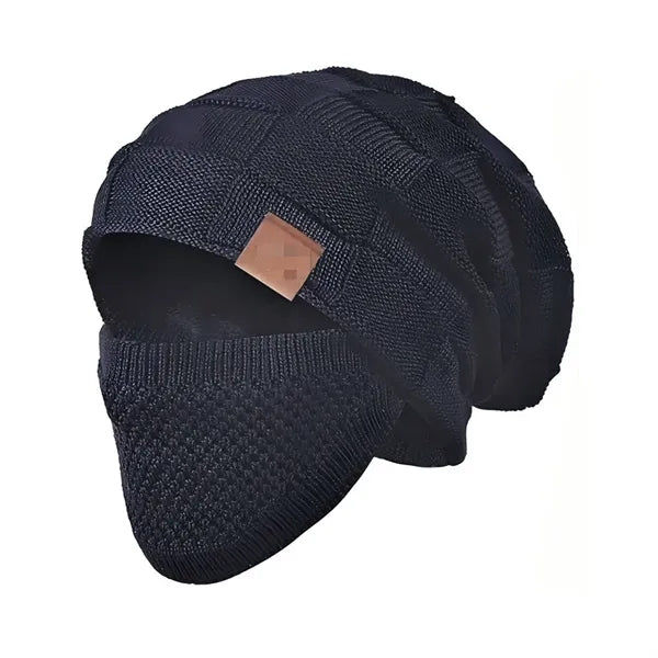 Beanie Hat for Men and Women with Face Cover