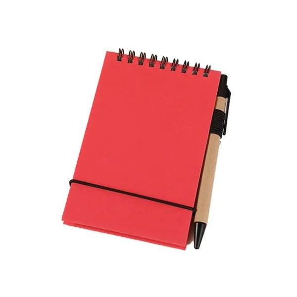 Recycled Spiral Notebook and Companion Eco Pen