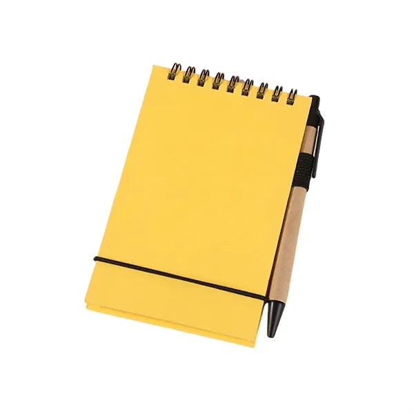 Recycled Spiral Notebook and Companion Eco Pen