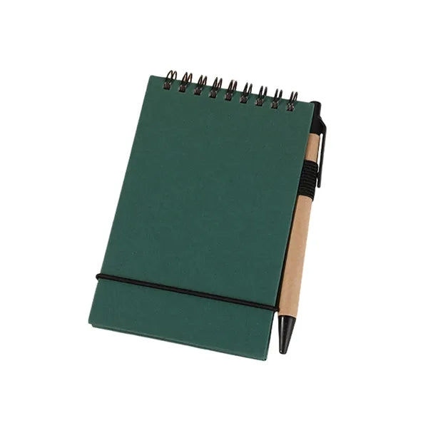 Recycled Spiral Notebook and Companion Eco Pen