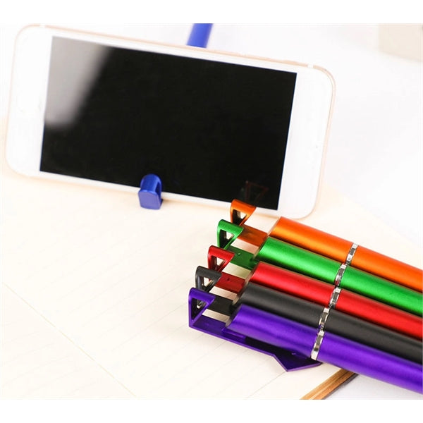 QR Code Stylus Gel Pen With Phone Stand