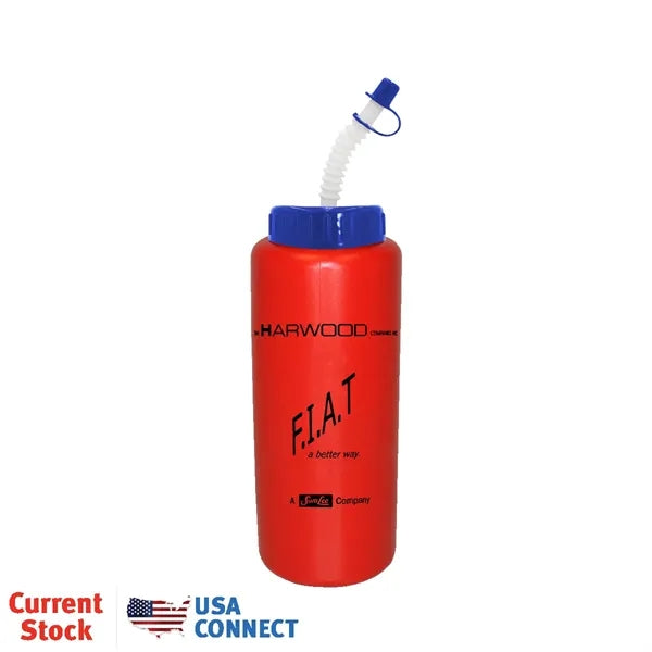 32 oz Grip Bottle with Flexible Straw