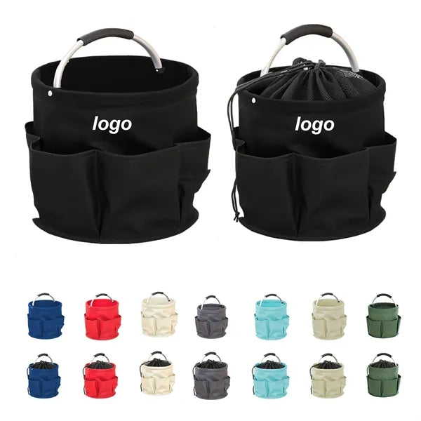 Drawstring Portable Collapsible Multi Functional Basket