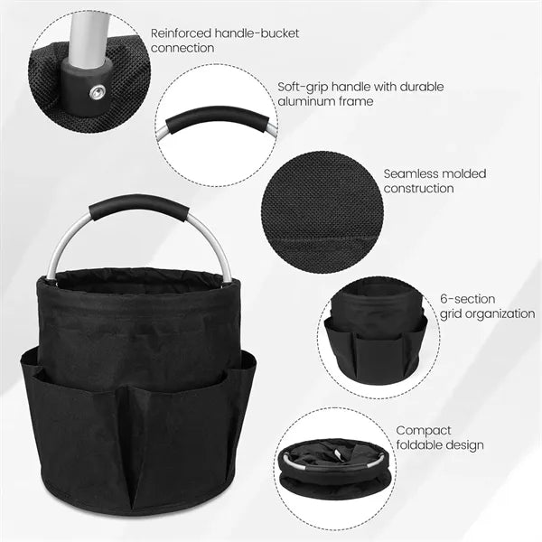 Drawstring Portable Collapsible Multi Functional Basket