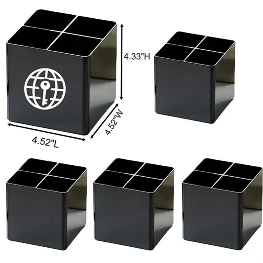 Contemporary Acrylic Desk Accessory for Pen Storage