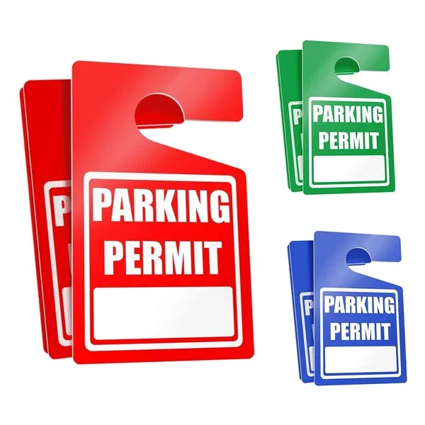 Parking Permit Hang Tag