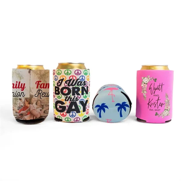 Full Color Collapsible Foam Can Coolie