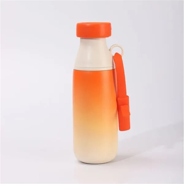 Coloful 17oz Insulated Water Bottle Cute with Silicone Strap