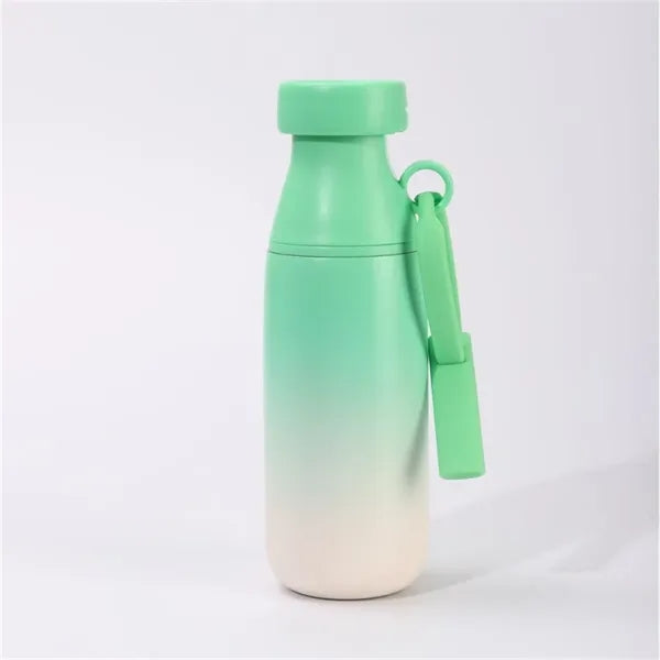 Coloful 17oz Insulated Water Bottle Cute with Silicone Strap