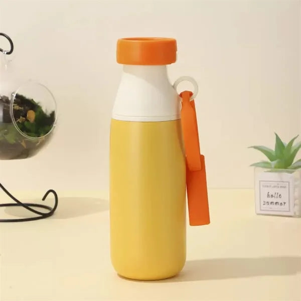 Coloful 17oz Insulated Water Bottle Cute with Silicone Strap