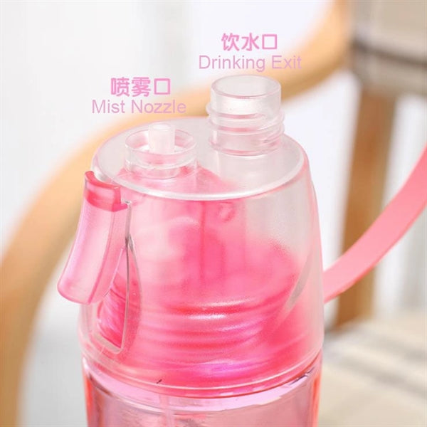 400ml Portable Transparent Sports Mist Bottle