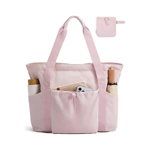 Foldable Tote Bag with Drawstring Bag