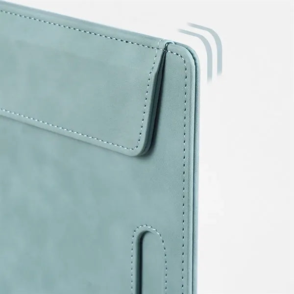 A4 Leather Folder Padfolio with Writing Pad and Coaster