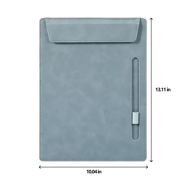 A4 Leather Folder Padfolio with Writing Pad and Coaster