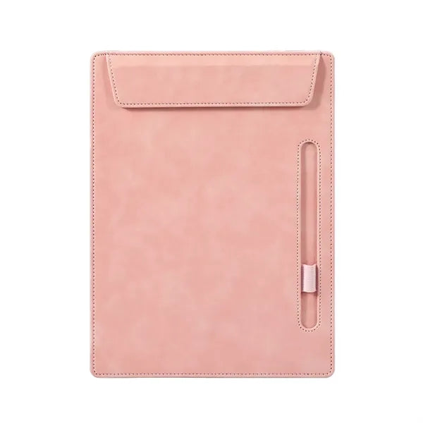 A4 Leather Folder Padfolio with Writing Pad and Coaster