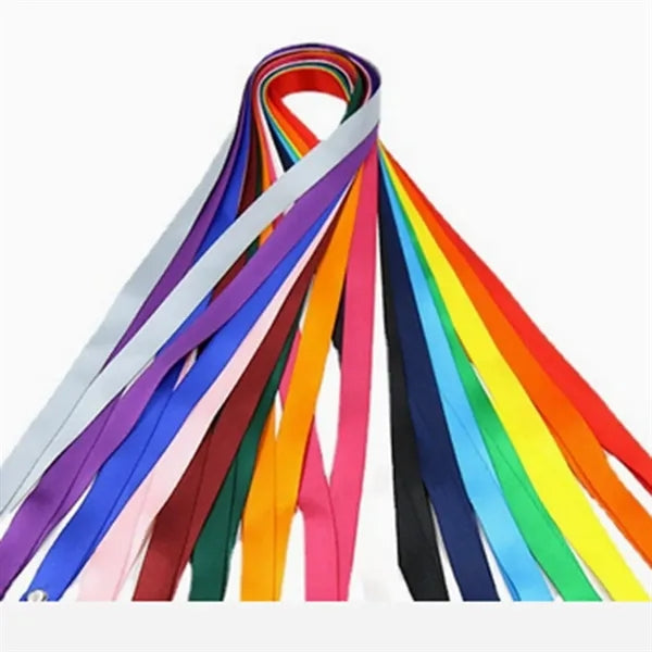 5/8" Lanyard With Double Bulldog Clips