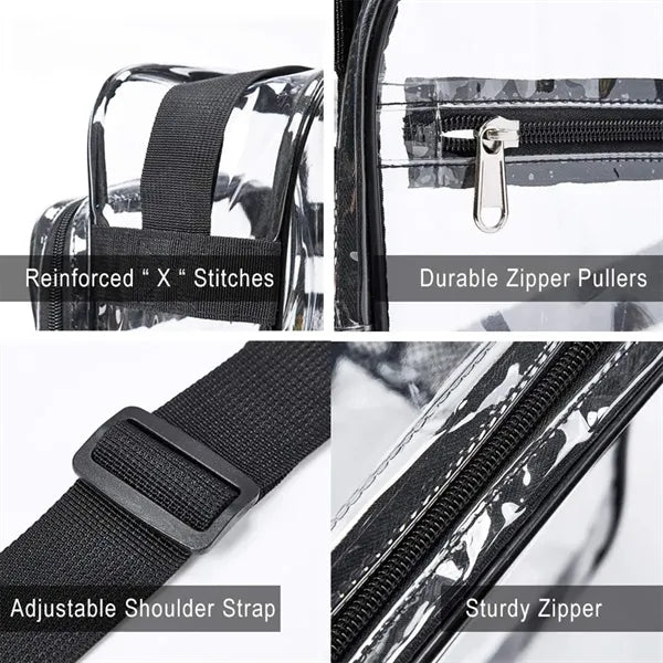PVC Clear Crossbody Sling Bag