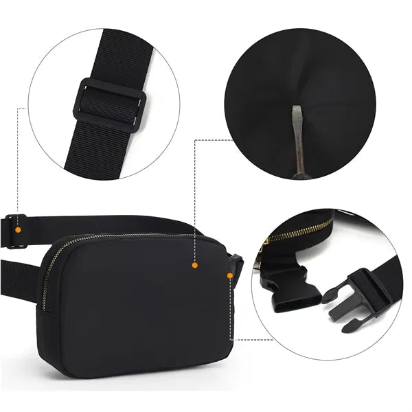 Waterproof Fanny Pack Crossbody Waist Bag