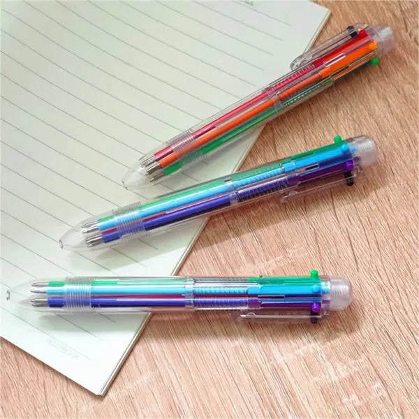 6 In 1 Multicolor Ballpoint Pen