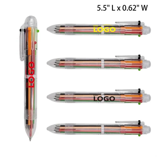 6 In 1 Multicolor Ballpoint Pen