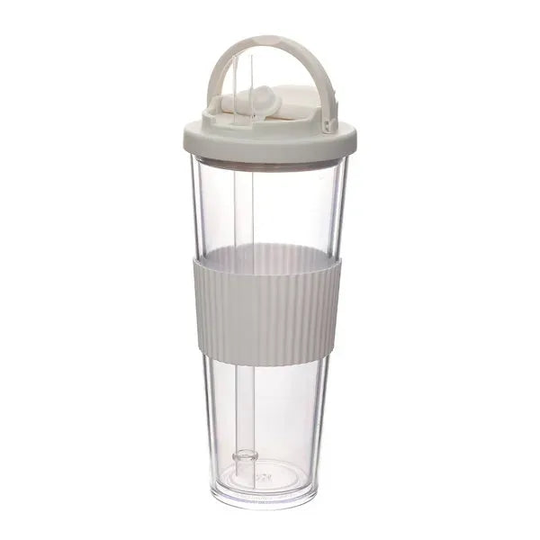 24 OZ Outdoor Plastic Water Sports Bottle With Straw