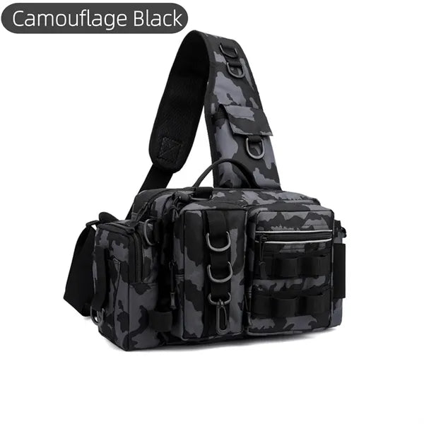 Fishing Tackle Sling Waist Bag Camo Outdoor Pack