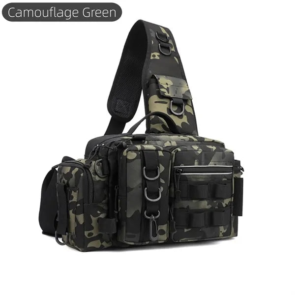 Fishing Tackle Sling Waist Bag Camo Outdoor Pack