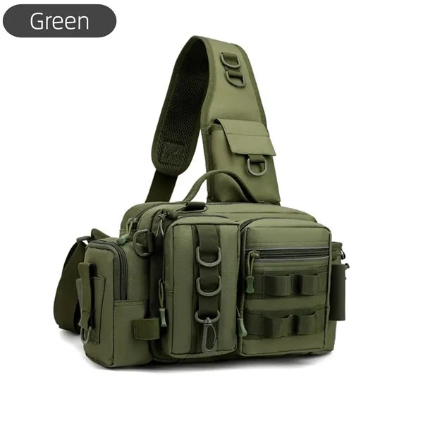 Fishing Tackle Sling Waist Bag Camo Outdoor Pack